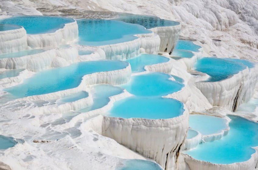 Pamukkale Travertines, Denizli Province, Turkey